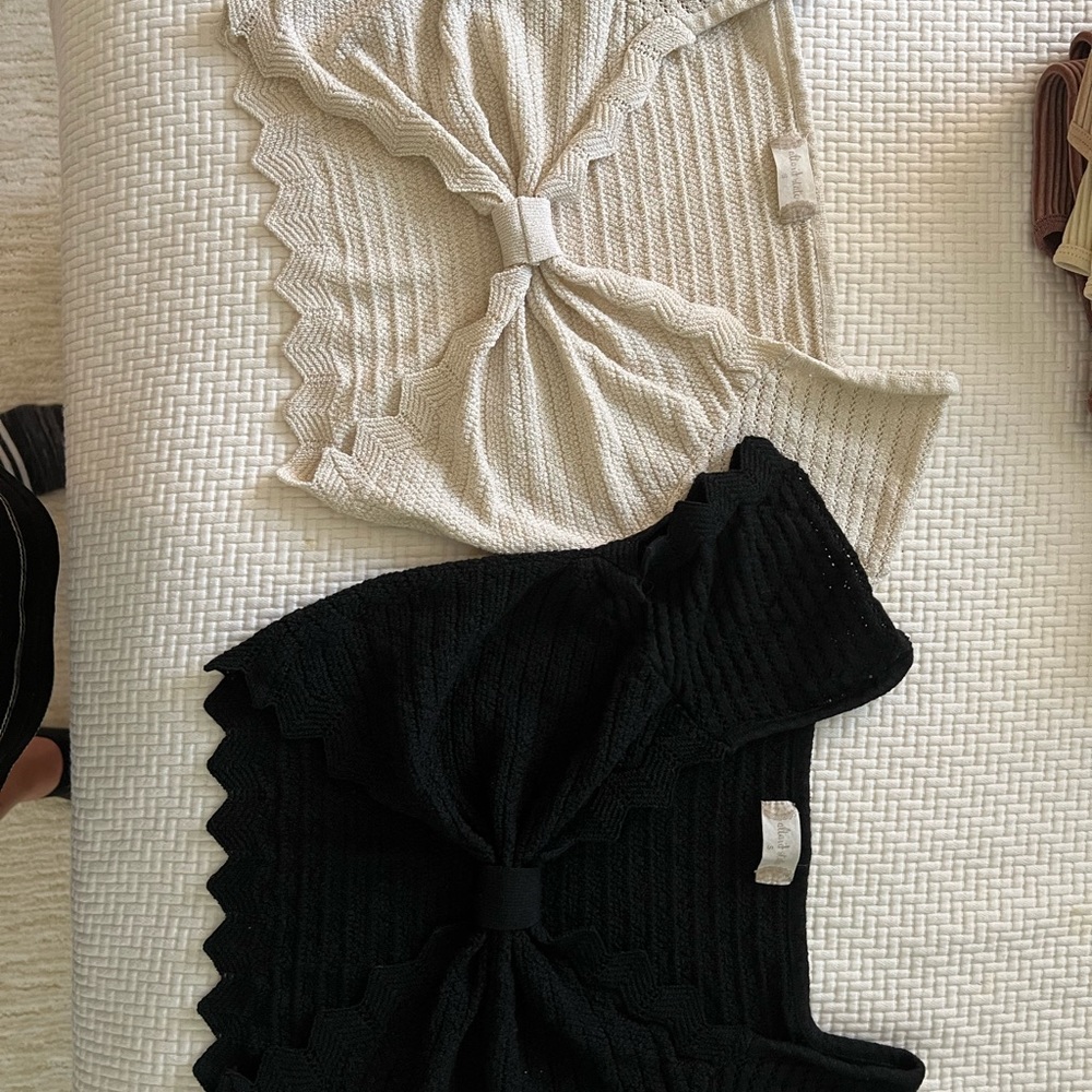 Altar’d State cropped Top Mesh Texture (2) sold together size S